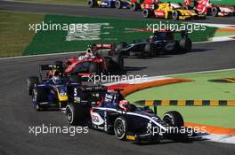 Race 2, Luca Ghiotto (ITA) Russian Time 03.09.2017. Formula 2 Championship, Rd 9, Monza, Italy, Sunday.