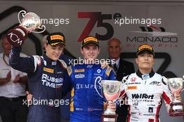 26.05.2017 - Race 1, 1st place Oliver Rowland (GBR) DAMS, 2nd place Artem Markelov (Rus) Russian Time and 3rd place Nobuharu Matsushita (JAP) Art Grand Prix 25-27.05.2017 FIA Formula 2 Championship - Rd 3, Monte Carlo, Monaco