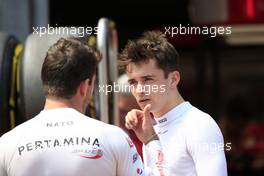 26.05.2017 - Race 1, Charles Leclerc (MON) PREMA Racing and  Norman Nato (FRA) Pertamina Arden 25-27.05.2017 FIA Formula 2 Championship - Rd 3, Monte Carlo, Monaco