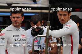 26.05.2017 - Race 1,  Norman Nato (FRA) Pertamina Arden and Alexander Albon (THA) ART Grand Prix 25-27.05.2017 FIA Formula 2 Championship - Rd 3, Monte Carlo, Monaco