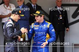 26.05.2017 - Race 1, Oliver Rowland (GBR) DAMS race winner and 2nd place Artem Markelov (Rus) Russian Time 25-27.05.2017 FIA Formula 2 Championship - Rd 3, Monte Carlo, Monaco