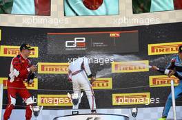 13.05.2017 - Race 1, 1st place Nirei Fukuzumi (JAP) ART Grand Prix, 2nd place Leonardo Pulcini (ITA) Arden International and 3rd place Alessio Lorandi (ITA) Jenzer Motorsport 12.05.2017-14.05.2016 GP3 Series, Circuit de Barcelona Catalunya, Spain