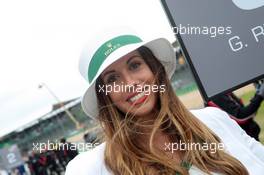 Race 1, Grid Girl 15.07.2017. GP3 Series, Rd 3, Silverstone, England, Saturday.