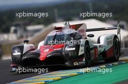 Stephane Sarrazin (FRA) / Yuji Kunimoto (JPN) / Nicolas Lapierre (FRA) #09 Toyota Gazoo Racing Toyota TS050 Hybrid. 04.06.2017. Le Mans 24 Hour, Testing, Le Mans, France.