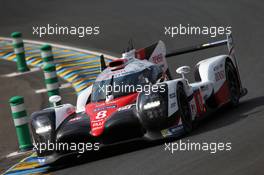 Sebastien Buemi (SUI) / Anthony Davidson (GBR) / Kazuki Nakajima (JPN) #08 Toyota Gazoo Racing Toyota TS050 Hybrid. 04.06.2017. Le Mans 24 Hour, Testing, Le Mans, France.