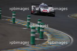 Neel Jani (SUI) / Andre Lotterer (GER) / Nick Tandy (GBR) #01 Porsche LMP Team, Porsche 919 Hybrid. 04.06.2017. Le Mans 24 Hour, Testing, Le Mans, France.