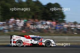 Toyota Gazoo Racing - Toyota TS050 - LMP1 - Mike CONWAY, Kamui KOBAYASHI, StÃ©phane SARRAZIN 14.06.2017-18.06.2016 Le Mans 24 Hour Race 2017, Le Mans, France