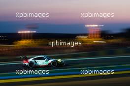 Michael Christensen (DEN) / Kevin Estre (FRA) / Dirk Werner (GER) #92 Porsche GT Team, Porsche 911 RSR. FIA World Endurance Championship, Le Mans 24 Hours -Qualifying, Thursday 15th June 2017. Le Mans, France.