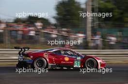 James Calado (GBR) / Alessandro Pier Guidi (ITA) / Michael Rugolo (ITA) #51 AF Corse Ferrari 488 GTE. 14.06.2017-18.06.2016 Le Mans 24 Hour Race 2017, Le Mans, France