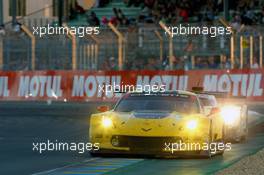 Corvette Racing GM - Corvette C7 R LMGTE Pro - Oliver GAVIN, Tommy MILNER, Marcel FASSLER 14.06.2017-18.06.2016 Le Mans 24 Hour Race 2017, Le Mans, France