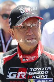 Akio Toyoda (JPN) President Toyota Motor Corporation. FIA World Endurance Championship, Le Mans 24 Hours - Race, Saturday 17th June 2017. Le Mans, France.