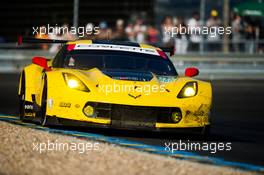 Jan Magnussen (DEN) / Antonio Garcia (ESP) / Jordan Taylor (USA) #63 Corvette Racing GM Chevrolet Corvette C7.R. FIA World Endurance Championship, Le Mans 24 Hours - Race, Saturday 17th June 2017. Le Mans, France.