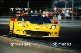 Oliver Gavin (GBR) / Tommy Milner (USA) / Marcel Fassler (SUI) #64 Corvette Racing GM Chevrolet Corvette C7.R. FIA World Endurance Championship, Le Mans 24 Hours - Race, Saturday 17th June 2017. Le Mans, France.
