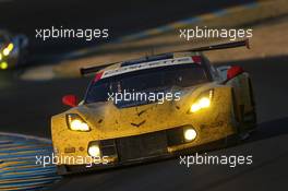 Jan Magnussen (DEN) / Antonio Garcia (ESP) / Jordan Taylor (USA) #63 Corvette Racing GM Chevrolet Corvette C7.R. FIA World Endurance Championship, Le Mans 24 Hours - Race, Sunday 18th June 2017. Le Mans, France.