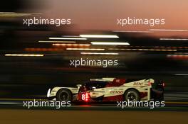 Sebastien Buemi (SUI) / Anthony Davidson (GBR) / Kazuki Nakajima (JPN) #08 Toyota Gazoo Racing Toyota TS050 Hybrid. FIA World Endurance Championship, Le Mans 24 Hours - Race, Sunday 18th June 2017. Le Mans, France.