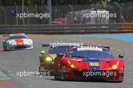 Scuderia Corsa - Ferrari 488 GTE LMGTE Am - Christina NIELSEN, Allessandro BALZAN, Curtis BRETT 14.06.2017-18.06.2016 Le Mans 24 Hour Race 2017, Le Mans, France