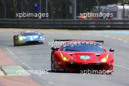 Risi Competizione - Ferrari 488 LMGTE Pro - Toni VILANDER, Giancarlo FISICHELLA, Pierre KAFFER 14.06.2017-18.06.2016 Le Mans 24 Hour Race 2017, Le Mans, France
