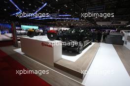 Brembo stand 07-08.03.2017. Geneva International Motor Show, Geneva, Switzerland. www.xpbimages.com, EMail: requests@xpbimages.com - copy of publication required for printed pictures. Every used picture is fee-liable. © Copyright: Photo4 / XPB Images