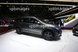 Dacia logan MCV 07-08.03.2017. Geneva International Motor Show, Geneva, Switzerland. www.xpbimages.com, EMail: requests@xpbimages.com - copy of publication required for printed pictures. Every used picture is fee-liable. © Copyright: Photo4 / XPB Images