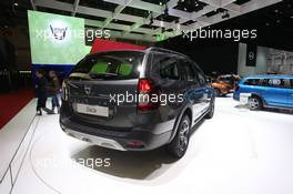 Dacia logan MCV 07-08.03.2017. Geneva International Motor Show, Geneva, Switzerland. www.xpbimages.com, EMail: requests@xpbimages.com - copy of publication required for printed pictures. Every used picture is fee-liable. © Copyright: Photo4 / XPB Images