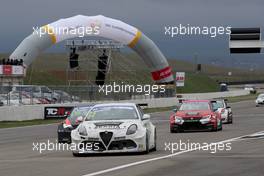 02.04.2017 - Race 2, Dusan Borkovic (SRB) Alfa Romeo Giulietta TCR, GE-Force 01-02.04.2017 TCR International Series, Round 1, Rustavi International Motorpark, Rustavi, Georgia