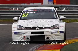 04.05.2017 - Free Practice 2, Maxime Potty (BEL) Volkswagen Golf GTi TCR, MichaÃ«l Mazuin Sport 04-06.05.2017 TCR International Series, Round 3, Spa Francorchamps, Spa, Belgium
