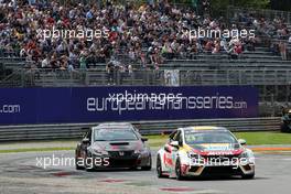 Race 2, Pierre-Yves Corthals (BEL) Opel Astra TCR, DG Sport Competition 14.05.2017. TCR International Series, Rd 4, Monza, Italy, Sunday.