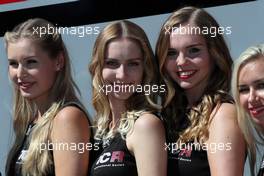 Race 2, Grid Girls 09-11.06.2017 TCR International Series, Round 5, Salzburgring, Salzburg, Austria