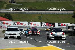 Race 2, The Safety car and Stefano Comini (SUI) Audi RS3 LMS, Comtoyou Racing 09-11.06.2017 TCR International Series, Round 5, Salzburgring, Salzburg, Austria