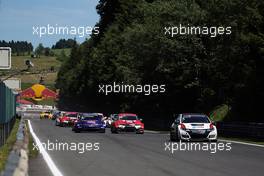 Race 2, Start of the race 09-11.06.2017 TCR International Series, Round 5, Salzburgring, Salzburg, Austria