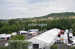 16.06.2017 - Free Practice 1, The paddock 16-18.06.2017 TCR International Series, Round 6, Hungaroring, Budapest, Hungary