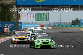 18.06.2017 - Race 2, Csaba TÃ³th (HUN) SEAT LeÃ³n Cup Racer, ZengÅ‘ Motorsport 16-18.06.2017 TCR International Series, Round 6, Hungaroring, Budapest, Hungary