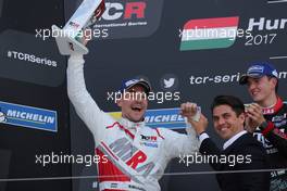 18.06.2017 - Race 1, 2nd place Norbert Michelisz (HUN) Honda Civic Type-R TCR, M1RA 16-18.06.2017 TCR International Series, Round 6, Hungaroring, Budapest, Hungary