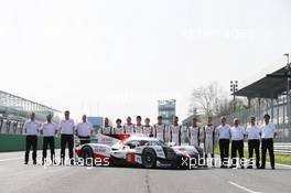 The 2017 Toyota Gazoo Racing Line-Up. 31.03-02.04.2017. FIA World Endurance Championship, 'Prologue' Official Test Days, Monza, Italy.
