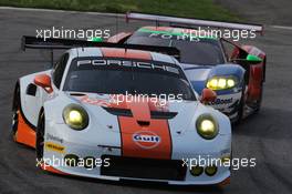 Michael Wainwright (GBR) / Ben Barker (GBR) #86 Gulf Racing Porsche 911 RSR (991). 31.03-02.04.2017. FIA World Endurance Championship, 'Prologue' Official Test Days, Monza, Italy.