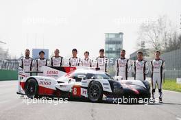 The 2017 Toyota Gazoo Racing Line-Up. 31.03-02.04.2017. FIA World Endurance Championship, 'Prologue' Official Test Days, Monza, Italy.