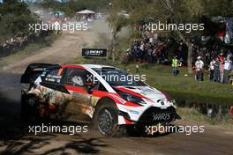 Jari-Matti Latvala (FIN)-Miikka Anttila (FIN) Toyota Yaris WRC, Toyota Gazoo Racing WRT 28-30.04.2017. FIA World Rally Championship, Rd 5, Rally Argentina, Villa Carlos Paz, Argentina.