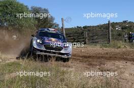 Shakedown, Sebastien Ogier (FRA)-Julien Ingrassia (FRA) Ford Fiesta WRC, M-Sport World Rally Team 28.04-01.05.2017 FIA World Rally Championship, Rd 5, Rally Argentina, Villa Carlos Paz, Argentina.