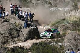 Pontus Tidemand (SWE)-Jonas Andersson (SWE) Skoda Fabia R5 WRC2, Skoda Motorsport 28-30.04.2017. FIA World Rally Championship, Rd 5, Rally Argentina, Villa Carlos Paz, Argentina.