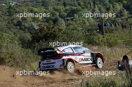 Shakedown, Elfyn Evans (GBR)-Daniel Barritt (GBR) Ford Fiesta WRC, M-Sport World Rally Team 28.04-01.05.2017 FIA World Rally Championship, Rd 5, Rally Argentina, Villa Carlos Paz, Argentina.