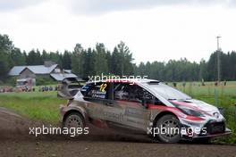 Essapeka Lappi (FIN) Janne Ferm (FIN), TOYOTA YARIS WRC, TOYOTA GAZOO RACING WRT 27-30.07.2017. FIA World Rally Championship 2016, Rd 9, Rally Finland, Jyvaskyla, Finland.