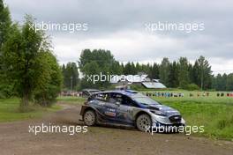 Ott Tanak (EAU)-Martin Jarveoja (EST),Ford Fiesta WRC, M-Sport World Rally Team 27-30.07.2017. FIA World Rally Championship 2016, Rd 9, Rally Finland, Jyvaskyla, Finland.