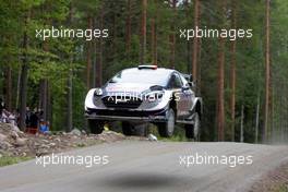 Shakedown, Sebastien Ogier (FRA)-Julien Ingrassia (FRA) Ford Fiesta WRC, M‚ÄêSport World Rally Team 27-30.07.2017. FIA World Rally Championship 2016, Rd 9, Rally Finland, Jyvaskyla, Finland.