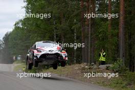 Shakedown, Juho Hanninen (FIN)-Kaj Lindstrom (FIN) Toyota Yaris WRC, Toyota Gazoo Racing WRT 27-30.07.2017. FIA World Rally Championship 2016, Rd 9, Rally Finland, Jyvaskyla, Finland.
