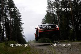 Mads Ostberg (NOR)-Ola Floene (NOR) Ford Fiesta WRC, M-Sport World Rally Team 27-30.07.2017. FIA World Rally Championship 2016, Rd 9, Rally Finland, Jyvaskyla, Finland.