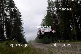 Jari-Matti Latvala (FIN)-Miikka Anttila (FIN) Toyota Yaris WRC, Toyota Gazoo Racing WRT 27-30.07.2017. FIA World Rally Championship 2016, Rd 9, Rally Finland, Jyvaskyla, Finland.