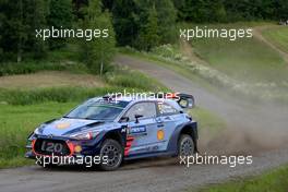 Thierry Neuville (BEL)-Nicolas Gilsoul (BEL) Hyundai i20 Coupe WRC, Hyundai Motorsport 27-30.07.2017. FIA World Rally Championship 2016, Rd 9, Rally Finland, Jyvaskyla, Finland.