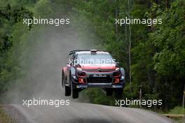 SHEIK KHALID AL QASSIMI (ARE) - CHRIS PATTERSON (GBR) CITROEN C3 WRC, CITROEN TOTAL ABU DHABI WRT 27-30.07.2017. FIA World Rally Championship 2016, Rd 9, Rally Finland, Jyvaskyla, Finland.