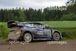 Ott Tanak (EAU)-Martin Jarveoja (EST),Ford Fiesta WRC, M-Sport World Rally Team 27-30.07.2017. FIA World Rally Championship 2016, Rd 9, Rally Finland, Jyvaskyla, Finland.