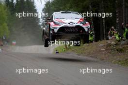 Shakedown, Jari-Matti Latvala (FIN)-Miikka Anttila (FIN) Toyota Yaris WRC, Toyota Gazoo Racing WRT 27-30.07.2017. FIA World Rally Championship 2016, Rd 9, Rally Finland, Jyvaskyla, Finland.